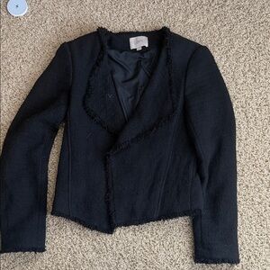 LOFT Black Textured Blazer